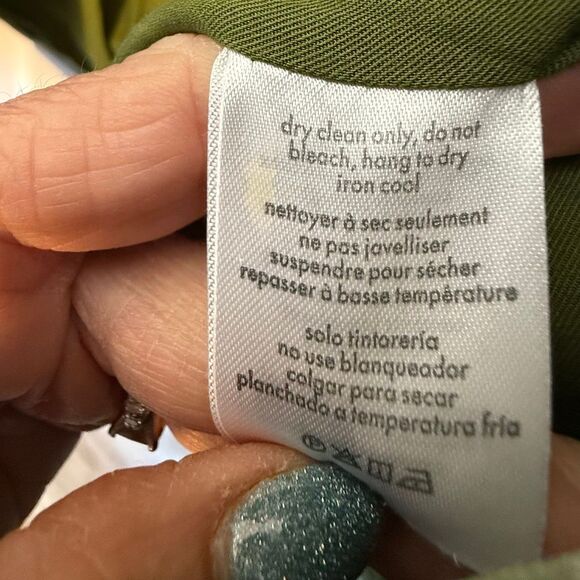 NWT WeWoreWhat Cropped Blazer in vintage plaid Green multi.  Size S - Picture 8 of 10